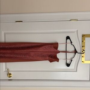 SHEIN Terracotta Midi Dress